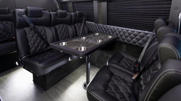 fullerton 10 passenger sprinter van interior
