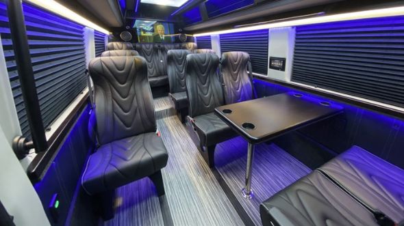 fullerton 18 passenger sprinter van interior