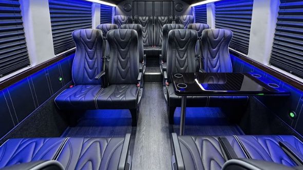 fullerton 20 passenger sprinter van interior
