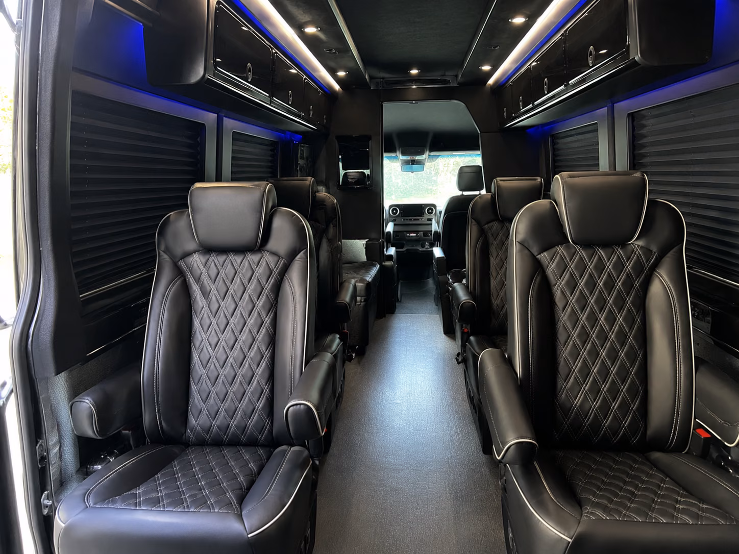 18 passenger sprinter van inside