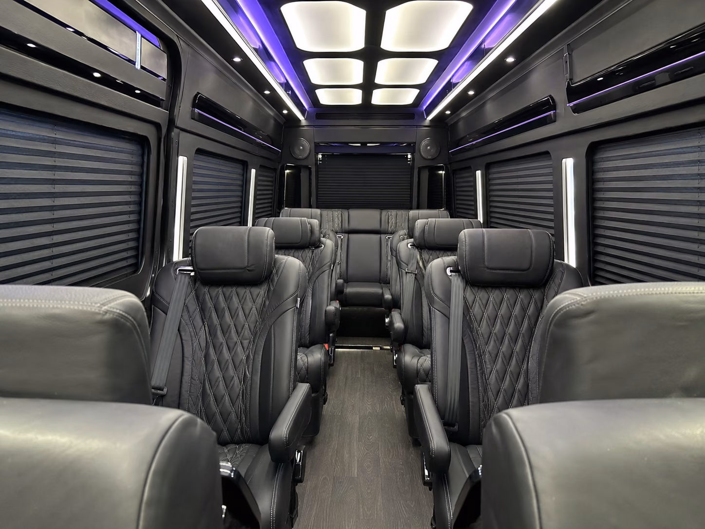 fullerton 15 passenger sprinter van interior
