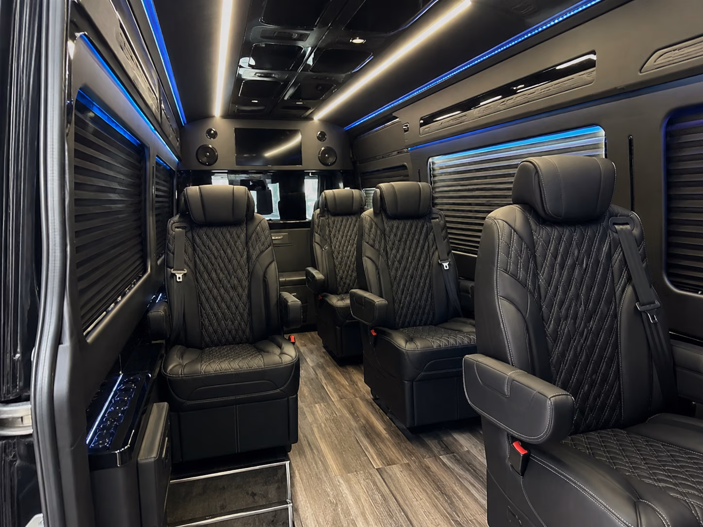 fullerton 18 passenger sprinter van interior