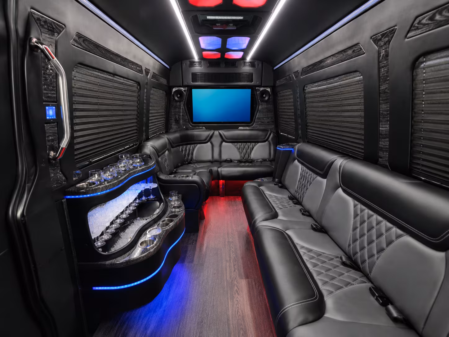 fullerton sprinter limousine inside