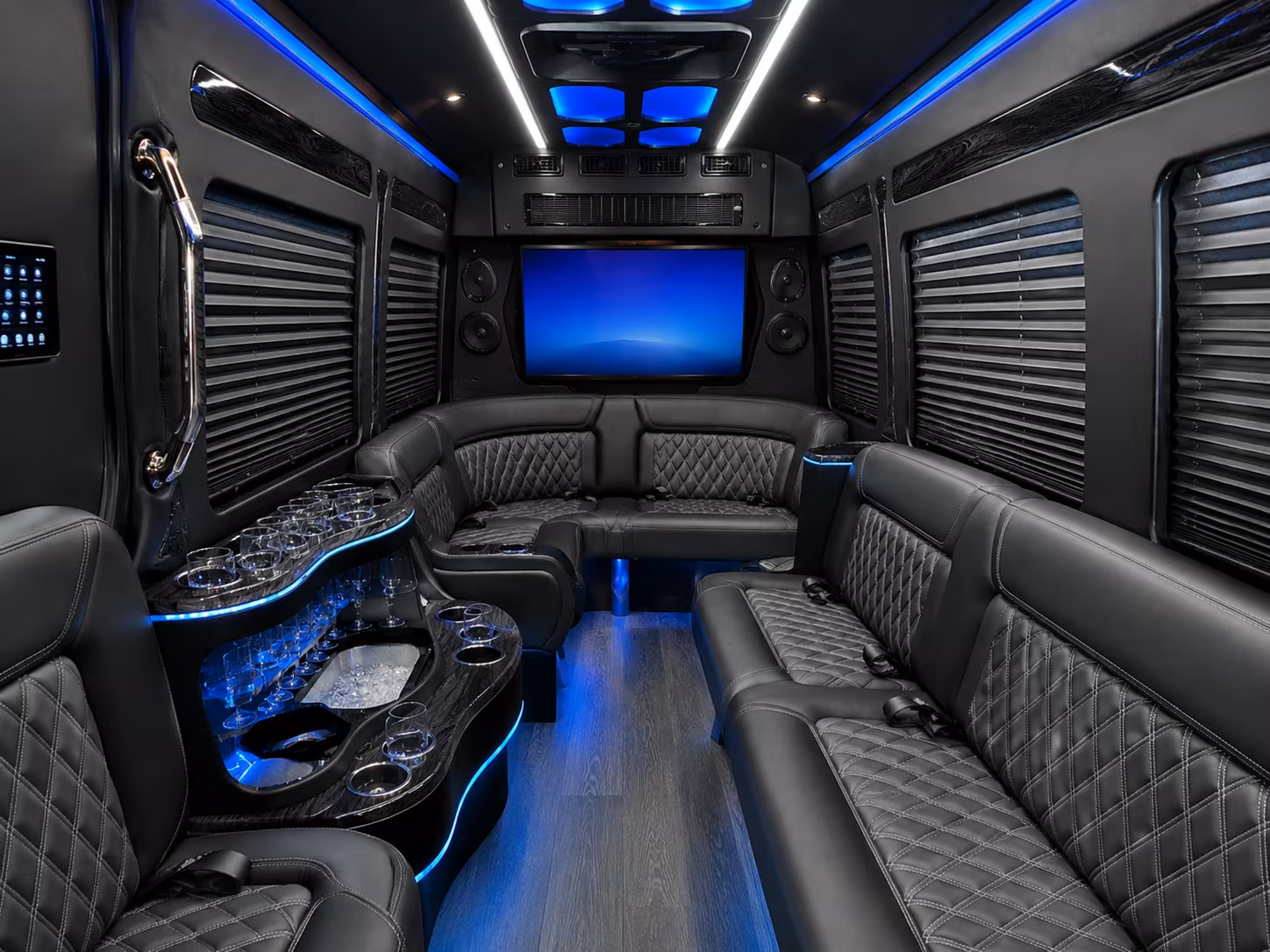 fullerton sprinter limousine interior