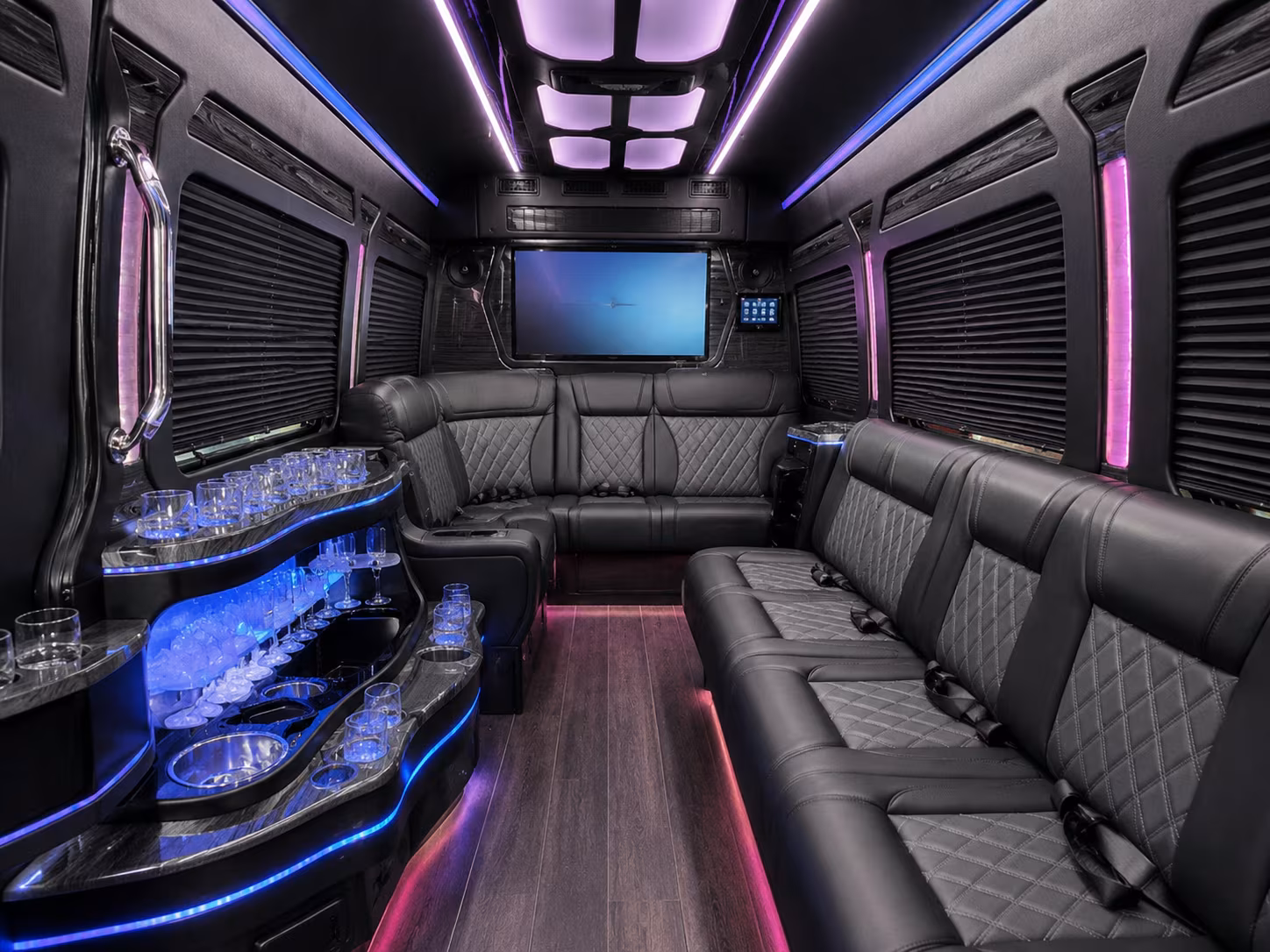 fullerton wedding sprinter van rental
